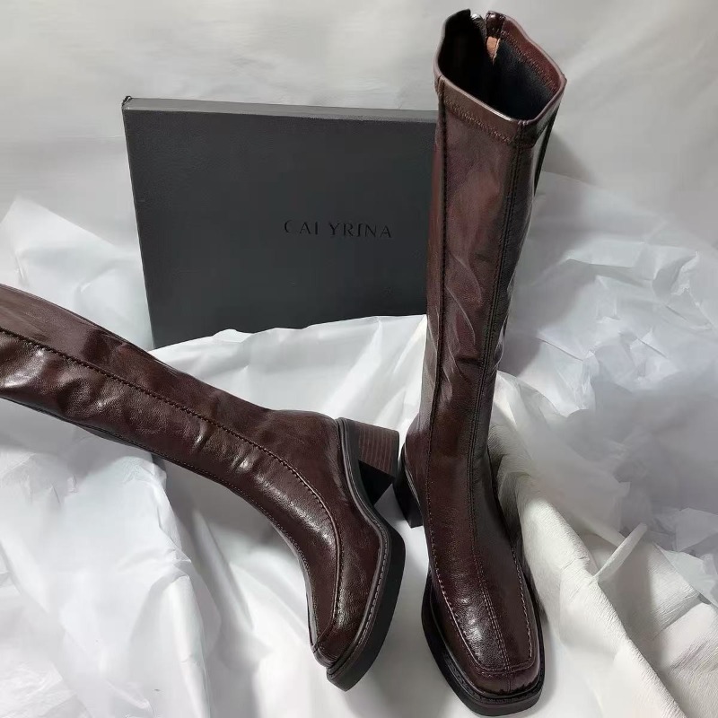 Kadınlar için Yuvarlak Burunlu - Women'S Fashion Knee High Boots incelemesi ve fiyatı