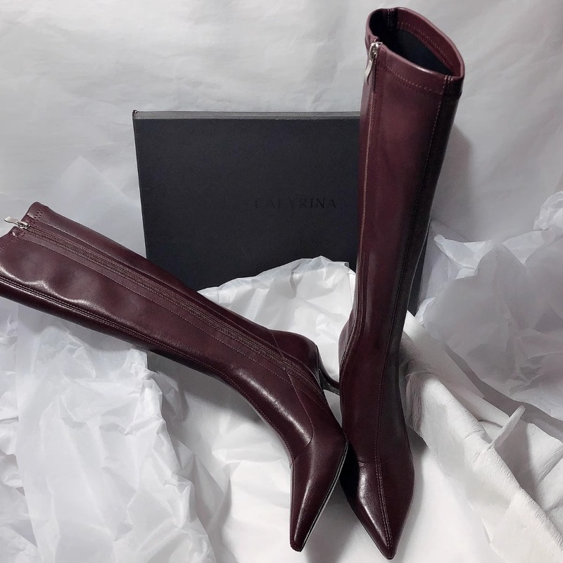Sonbahar Yeni Stiletto Moda Bo - Women'S Fashion Knee High Boots incelemesi ve fiyatı